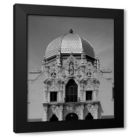 Garfield Park Golden Dome Fieldhouse Chicago Illinois Black Modern Wood Framed Art Print by Highsmith, Carol