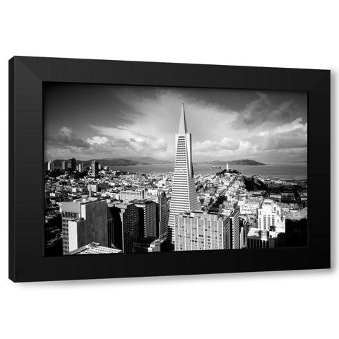 Transamerica Tower San Francisco California Black Modern Wood Framed Art Print with Double Matting by Highsmith, Carol