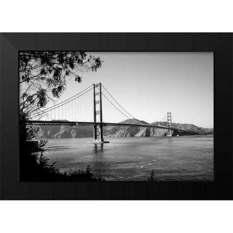 Golden Gate Bridge San Francisco California Black Modern Wood Framed Art Print by Highsmith, Carol