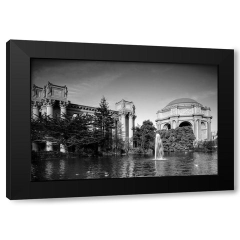 Palace of Fine Arts San Francisco California Black Modern Wood Framed Art Print with Double Matting by Highsmith, Carol