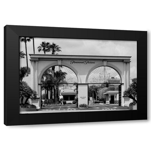 Paramount Pictures entrance gate Hollywood Los Angeles California Black Modern Wood Framed Art Print with Double Matting by Highsmith, Carol