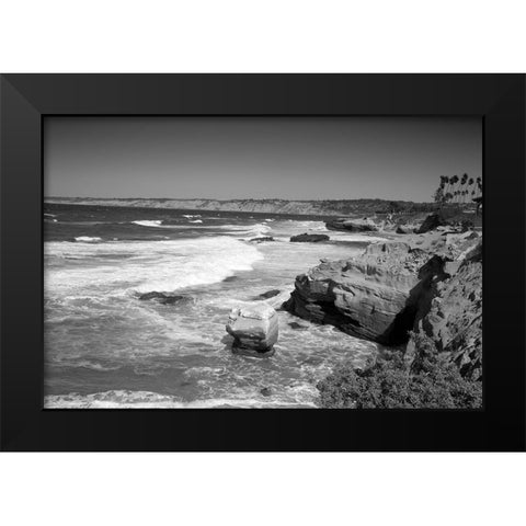 La Jolla California Black Modern Wood Framed Art Print by Highsmith, Carol