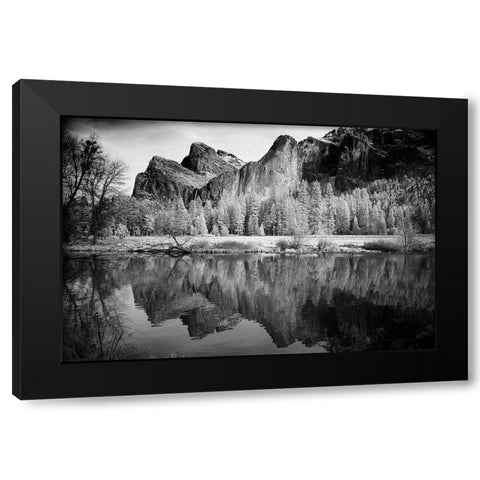 View of Yosemite California Black Modern Wood Framed Art Print by Highsmith, Carol