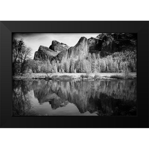 View of Yosemite California Black Modern Wood Framed Art Print by Highsmith, Carol