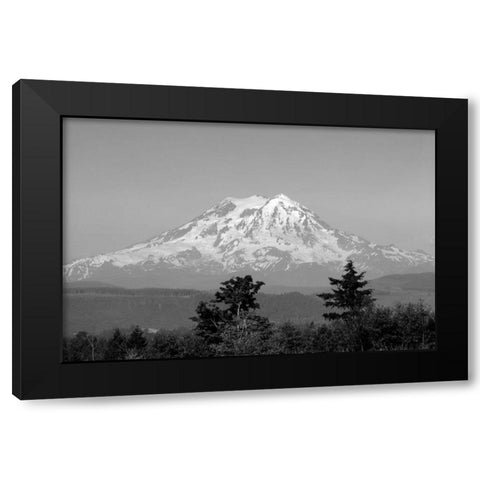 Mount Shasta California Black Modern Wood Framed Art Print with Double Matting by Highsmith, Carol