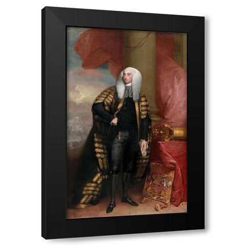 Baron FitzGibbon Black Modern Wood Framed Art Print with Double Matting by Stuart, Gilbert