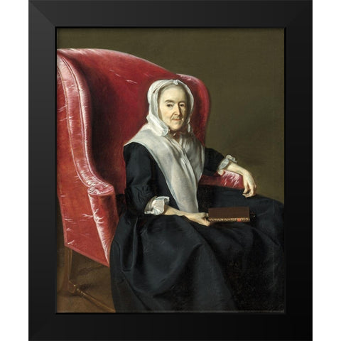 Anna Dummer Powell Black Modern Wood Framed Art Print by Copley, John Singleton