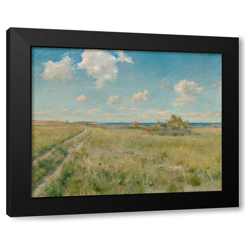 The Old Road to the Sea Black Modern Wood Framed Art Print by Chase, William Merritt