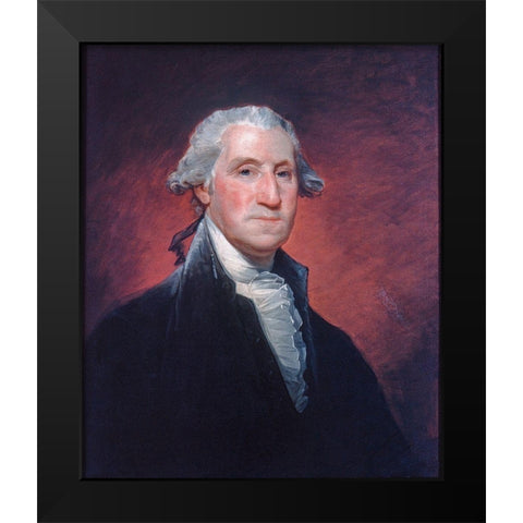 George Washington Black Modern Wood Framed Art Print by Stuart, Gilbert
