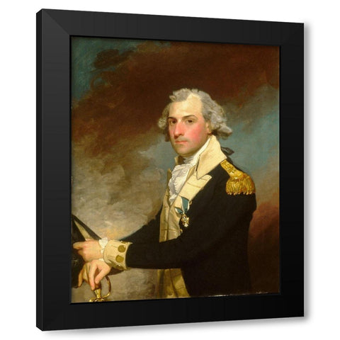 Matthew Clarkson 1794 Black Modern Wood Framed Art Print by Stuart, Gilbert