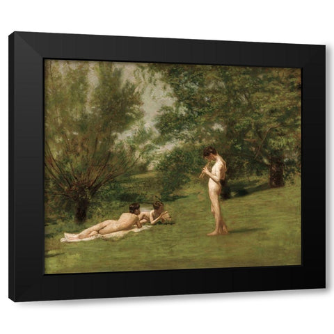 Arcadia Black Modern Wood Framed Art Print by Eakins, Thomas