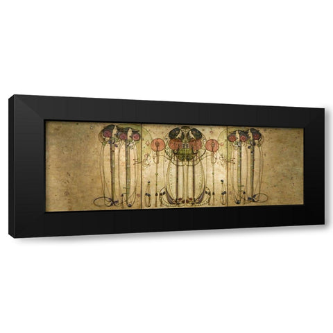 The Wassail Black Modern Wood Framed Art Print with Double Matting by Mackintosh, Charles Rennie
