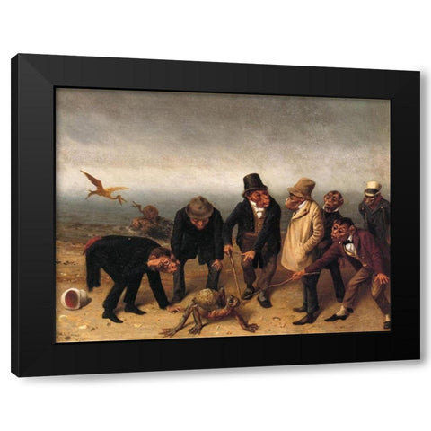 Discovery of Adam Black Modern Wood Framed Art Print by Beard, William Holbrook
