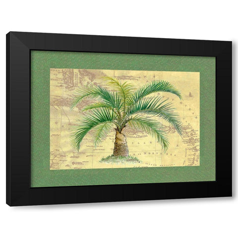 Palm Tree IV Black Modern Wood Framed Art Print by Kruskamp, Janet