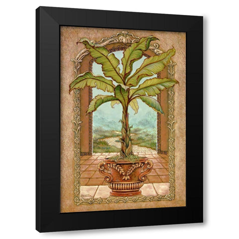 Classical Banana Tree Black Modern Wood Framed Art Print with Double Matting by Kruskamp, Janet