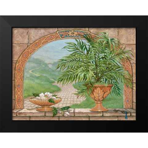 Key to Yesterday Black Modern Wood Framed Art Print by Kruskamp, Janet