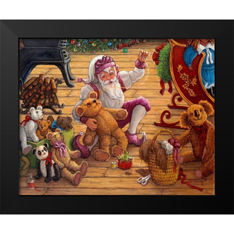 Countdown to Christmas II Black Modern Wood Framed Art Print by Kruskamp, Janet