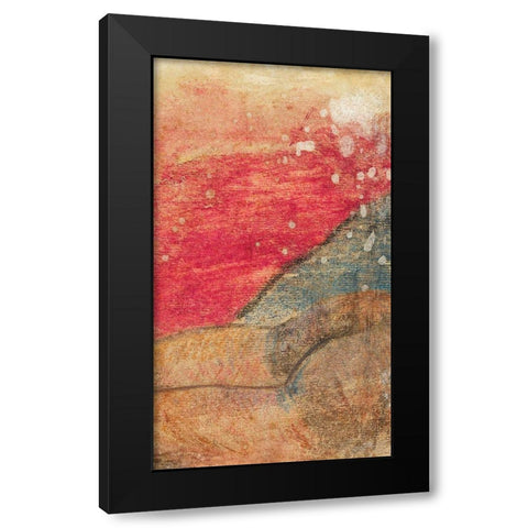 Reclining Tahitian (fragment) Black Modern Wood Framed Art Print with Double Matting by Gauguin, Paul