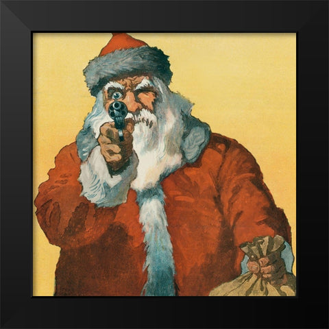 Hands up! Black Modern Wood Framed Art Print by Crawford, Will