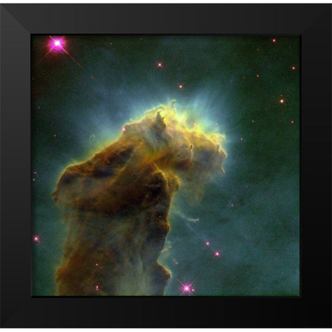 Stellar Black Modern Wood Framed Art Print by NASA