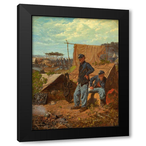 Home, Sweet Home Black Modern Wood Framed Art Print by Homer, Winslow