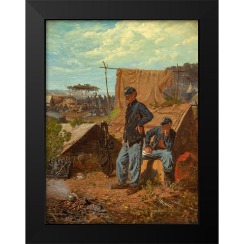 Home, Sweet Home Black Modern Wood Framed Art Print by Homer, Winslow