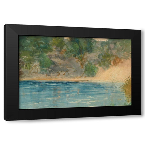 Blue Spring, Florida Black Modern Wood Framed Art Print by Homer, Winslow