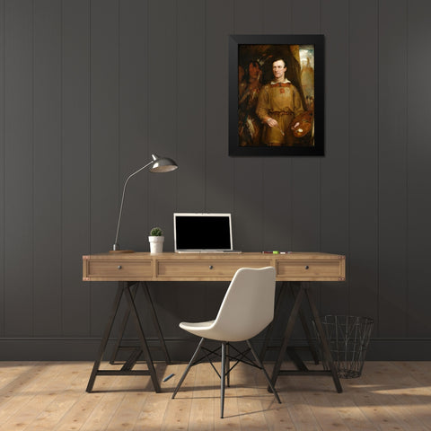 William Fisk Black Modern Wood Framed Art Print by Catlin, George
