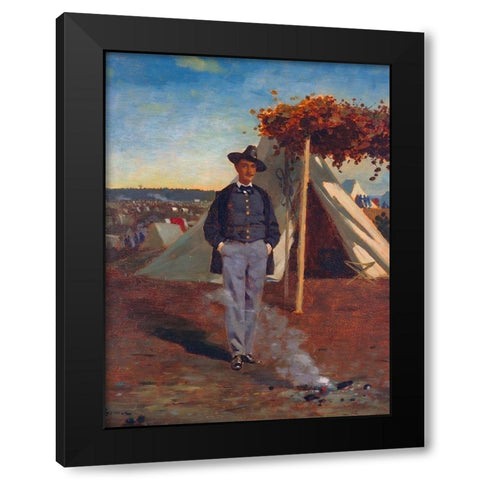 Albert Post Black Modern Wood Framed Art Print with Double Matting by Homer, Winslow