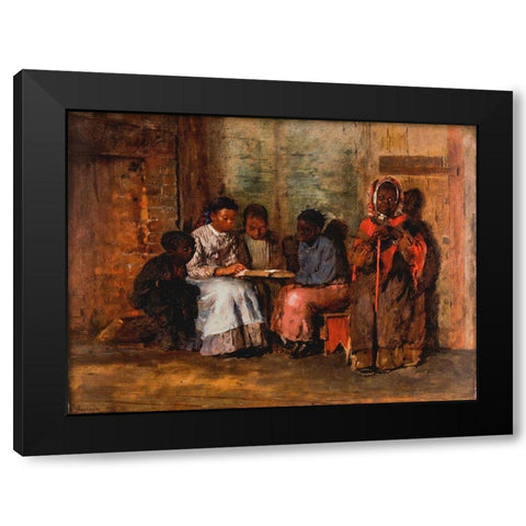 Sunday Morning in Virginia Black Modern Wood Framed Art Print with Double Matting by Homer, Winslow