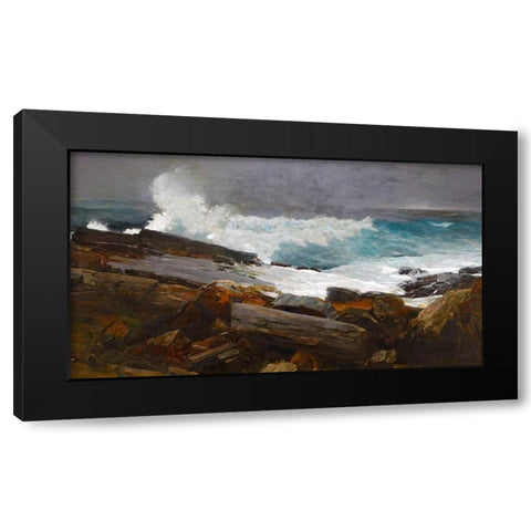 Weatherbeaten Black Modern Wood Framed Art Print by Homer, Winslow