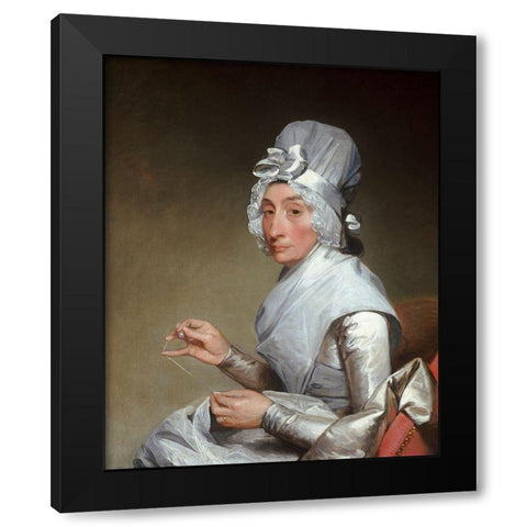 Catherine Brass Yates Black Modern Wood Framed Art Print with Double Matting by Stuart, Gilbert