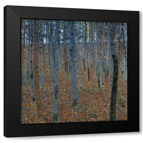 Beech Grove I Black Modern Wood Framed Art Print with Double Matting by Klimt, Gustav