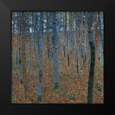 Beech Grove I Black Modern Wood Framed Art Print by Klimt, Gustav