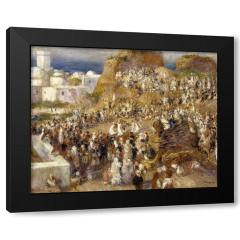 The Mosque Black Modern Wood Framed Art Print by Renoir, Pierre-Auguste