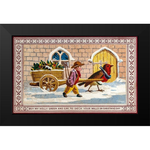 Buy My Holly Black Modern Wood Framed Art Print by Anonymous