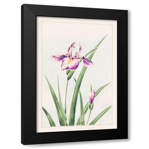 Hana strobel Black Modern Wood Framed Art Print with Double Matting by Morikaga, Megata