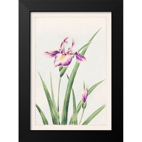 Hana strobel Black Modern Wood Framed Art Print by Morikaga, Megata