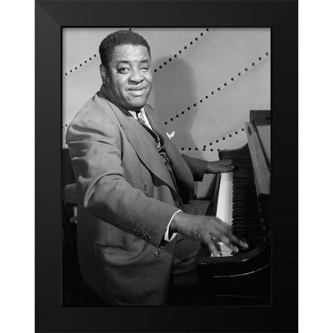 Art Tatum-Vogue Room 1948 Black Modern Wood Framed Art Print by Gottlieb, William