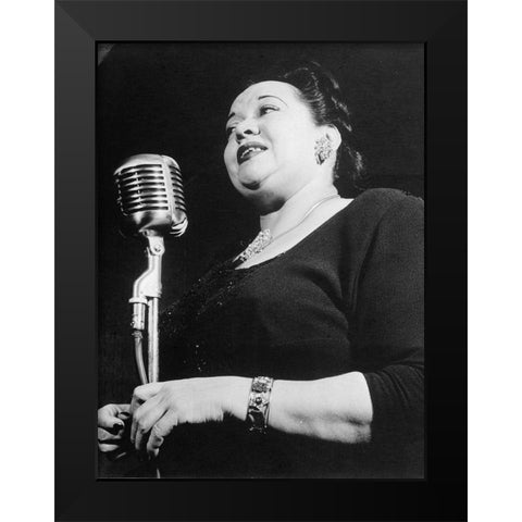 Mildred Bailey Black Modern Wood Framed Art Print by Gottlieb, William