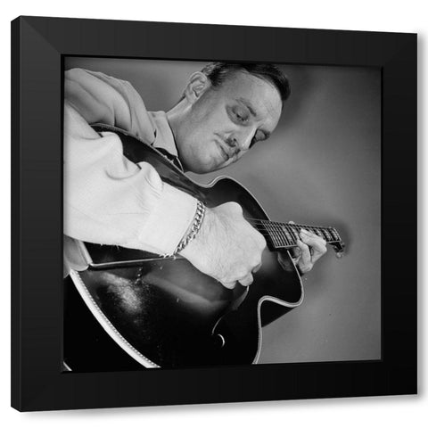 Brick Fleagle-New York 1946 Black Modern Wood Framed Art Print by Gottlieb, William