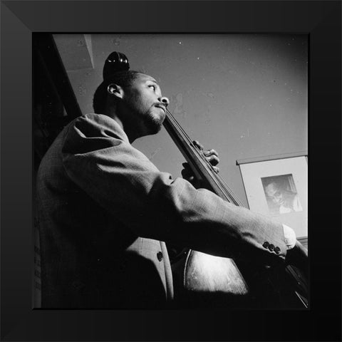 Slam Stewart New York 1948 Black Modern Wood Framed Art Print by Gottlieb, William