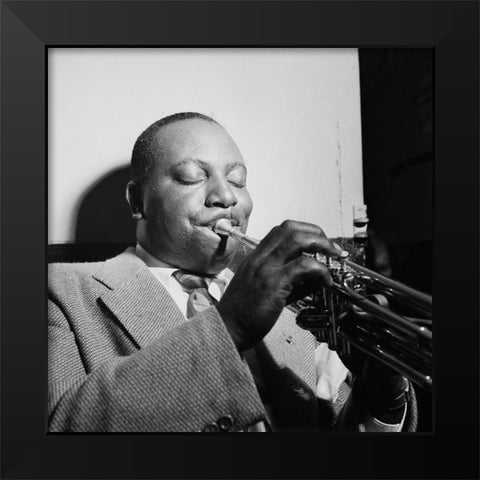 Cootie Williams-New York Black Modern Wood Framed Art Print by Gottlieb, William