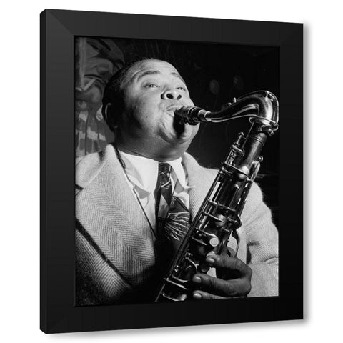 Gene Sedric-The Place-New York 1946 Black Modern Wood Framed Art Print with Double Matting by Gottlieb, William