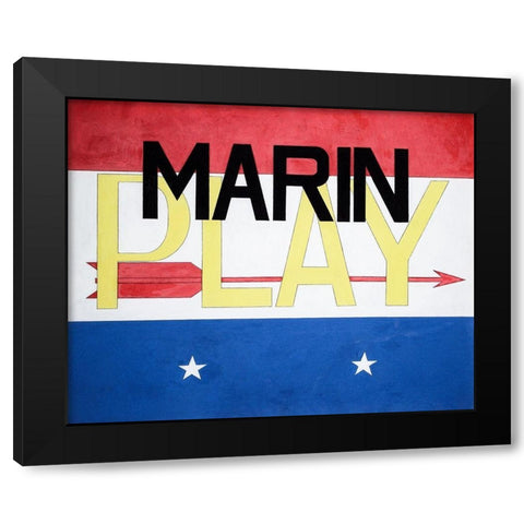 Marin Black Modern Wood Framed Art Print with Double Matting by Demuth, Charles