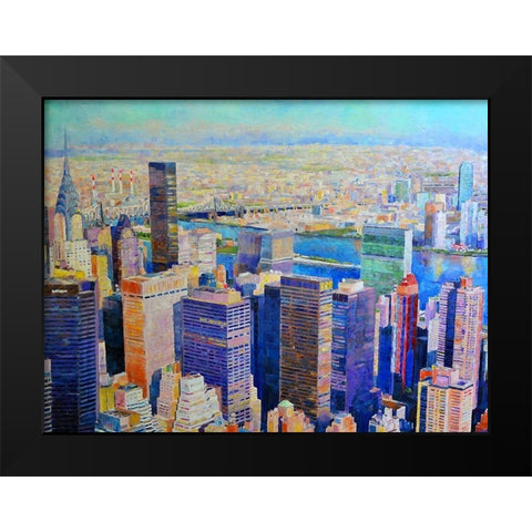 Empire View I Black Modern Wood Framed Art Print by Ghanooni, Sarah