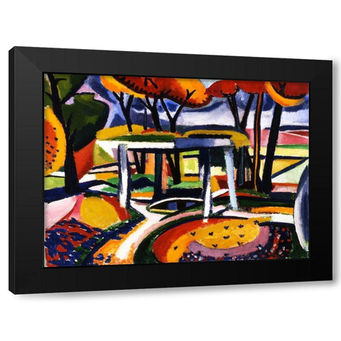 Decor Slav Black Modern Wood Framed Art Print by Sayen, Henry Lyman