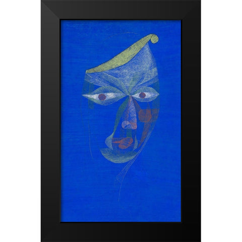 Portrait of an Oriental Black Modern Wood Framed Art Print by Klee, Paul