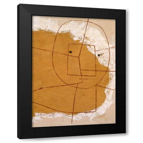 One who Understands 1934 Black Modern Wood Framed Art Print with Double Matting by Klee, Paul