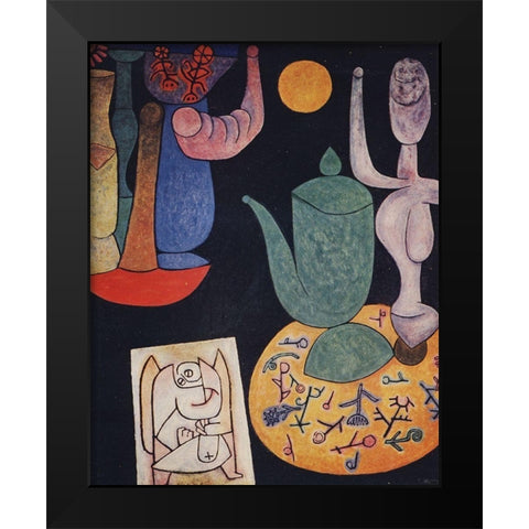 Still Life 1940 Black Modern Wood Framed Art Print by Klee, Paul